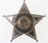 Obsolete Hamilton Indiana Deputy Marshal Badge
