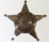 Obsolete Monroeville Indiana Marshal Badge
