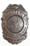 Named Obsolete Marion County IN Constable Badge