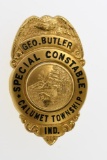Named Obsolete Calumet Twp IN Spl Constable Badge