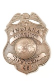 Obsolete Indiana Vehicle Regulation Officer Badge