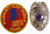 Obsolete Indiana Community Alert Badge & Patch