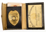 Named Obsolete Columbus Indiana Police Clerk Badge
