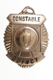 Obsolete Quincy Massachusetts Constable Badge