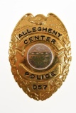 Obsolete Allegheny Center Police Badge #057