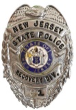 Obsolete N.J. State Police Recovery Division Badge