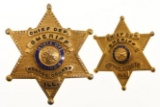 Monroe County IL Chief Deputy Sheriff Badge Set