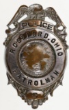 Obsolete Rossford Ohio Police Patrolman Badge #6