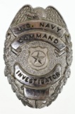 Obsolete US Navy Command Investigator Badge