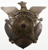Obsolete Harris Co. Texas Deputy Sheriff Badge