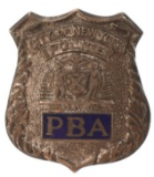 Sterling City Of New York Police PBA Lapel Badge