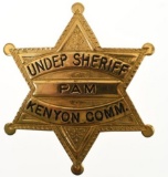 Obsolete Kenyon Community Under Sheriff Badge