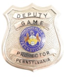 Obsolete Pennsylvania Deputy Game Protector Badge