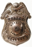Obsolete Harbor Springs MI Police Reserve Badge