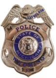 Obsolete Wyoming MI Police Patrolman Badge #35