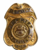 Obsolete Van Buren County MI Deputy Sheriff Badge