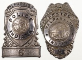 Obsolete Valparaiso Indiana Police Badge Set #6