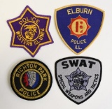 (4) Mixed Illinois Police Shoulder Patches