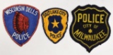 Lot Of Three Vintage Police Shoulder Patches