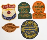 (5) Mixed Vintage Rifle Competition Patches