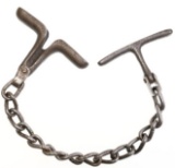 Antique Police Chain Twister Handcuff Come-Along