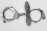 Early Pratt's Combination Handcuff w/ Case