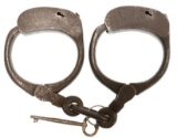 Antique Bean Handcuffs With Key