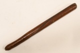 Early Leather Wrapped Police Baton