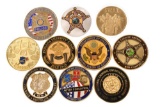 Lot Of 10 Police / Sheriff Challenge Coins