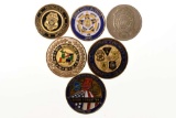 Lot Of 5 Police / Sheriff Challenge Coins