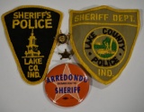 Lake County Sheriff Dept. Patches and Tie Tacs