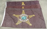 Lot Of 3 Indiana Sheriff's Department Flags