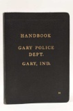 1955 Gary Indiana Police Department Handbook