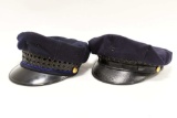 Lot Of 2 Vintage Police Caps