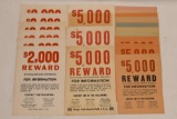 Lot Of 20 1970s Rock Island RR Wanted Posters