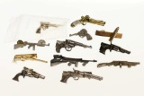 Lot Of 12 Firearm Tie Tacs / Tie Bars