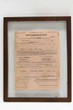 1925 Prohibition Permit To Purchase Alcohol