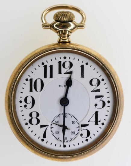 1921 Elgin 23 Jewel Veritas Railroad Pocket Watch