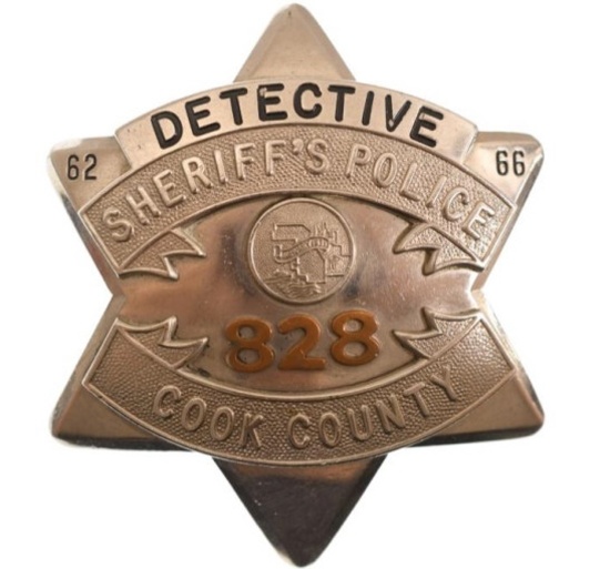 Early Cook County Sheriff's Police Detective Badge