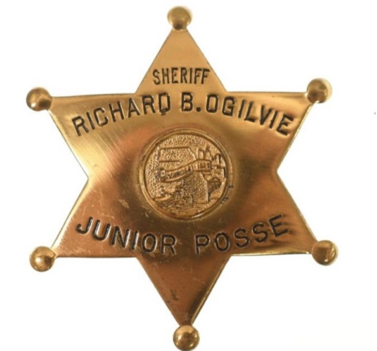 Obsolete Cook Co. Sheriff Junior Posse Badge