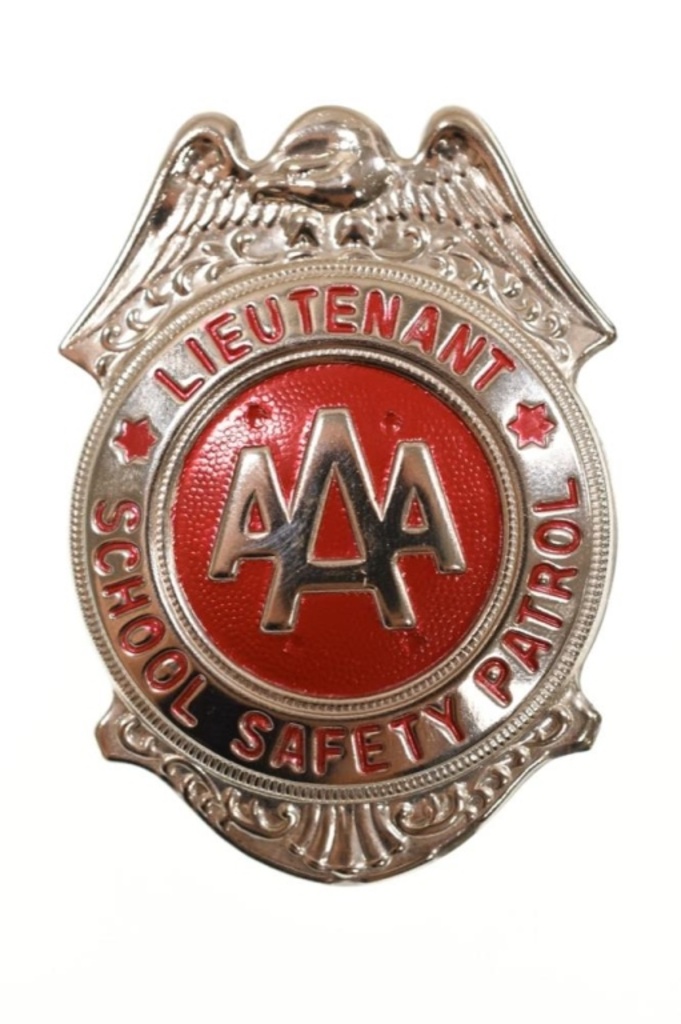 Vtg AAA School Safety Patrol Badge School NEW 