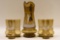 Antique Mary Gregory 7 Piece Painted Water Set