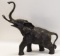 Large Bronze Finish Brass Elephant Statue