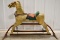 Antique Victorian Wooden Rocking Horse