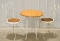 Vintage Ice Cream Parlor Table & Chair Set