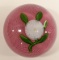 Antique St. Louis Glass Flower Paperweight