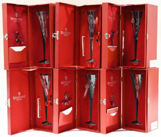 Waterford "12 Days Of Christmas" Flutes #1-6 MIB