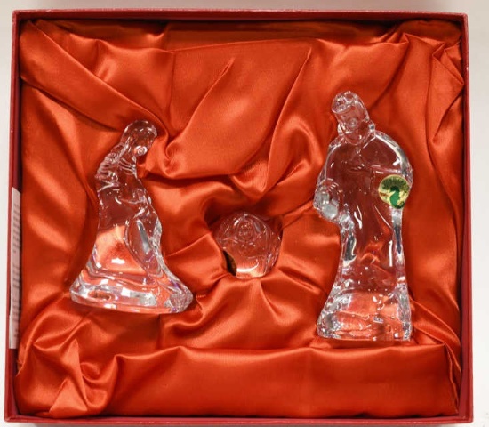 Waterford Nativity Crystal Holy Family