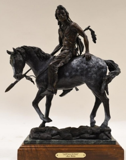 Mari Bolen "Appaloosa" Bronze Statue