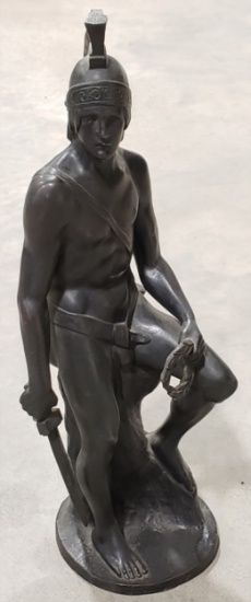 Ernst Kraas Bildgiesserei Spartan Warrior Bronze